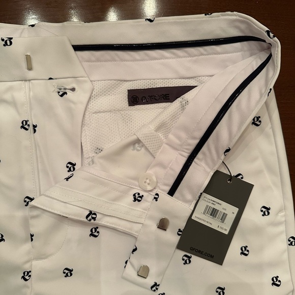 NWT G/FORE Mini Gs Lightweight Technical Golf Shorts Mens 34 & 36 - Picture 2 of 12